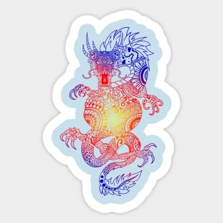 Dragon Mandala Streetwear T-Shirt Sticker